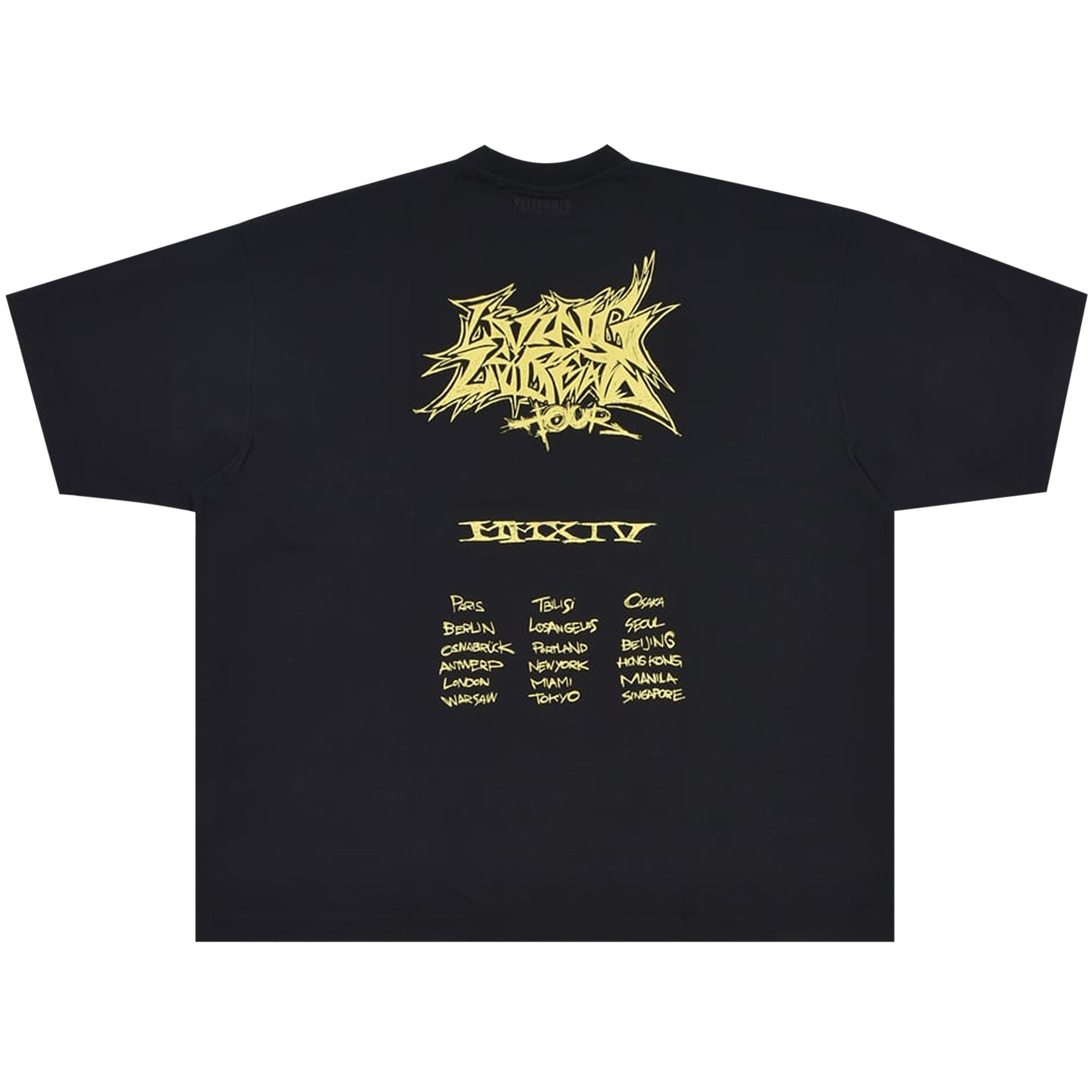 Vetements Living Legend Oversized T-Shirt 'Black' - 2