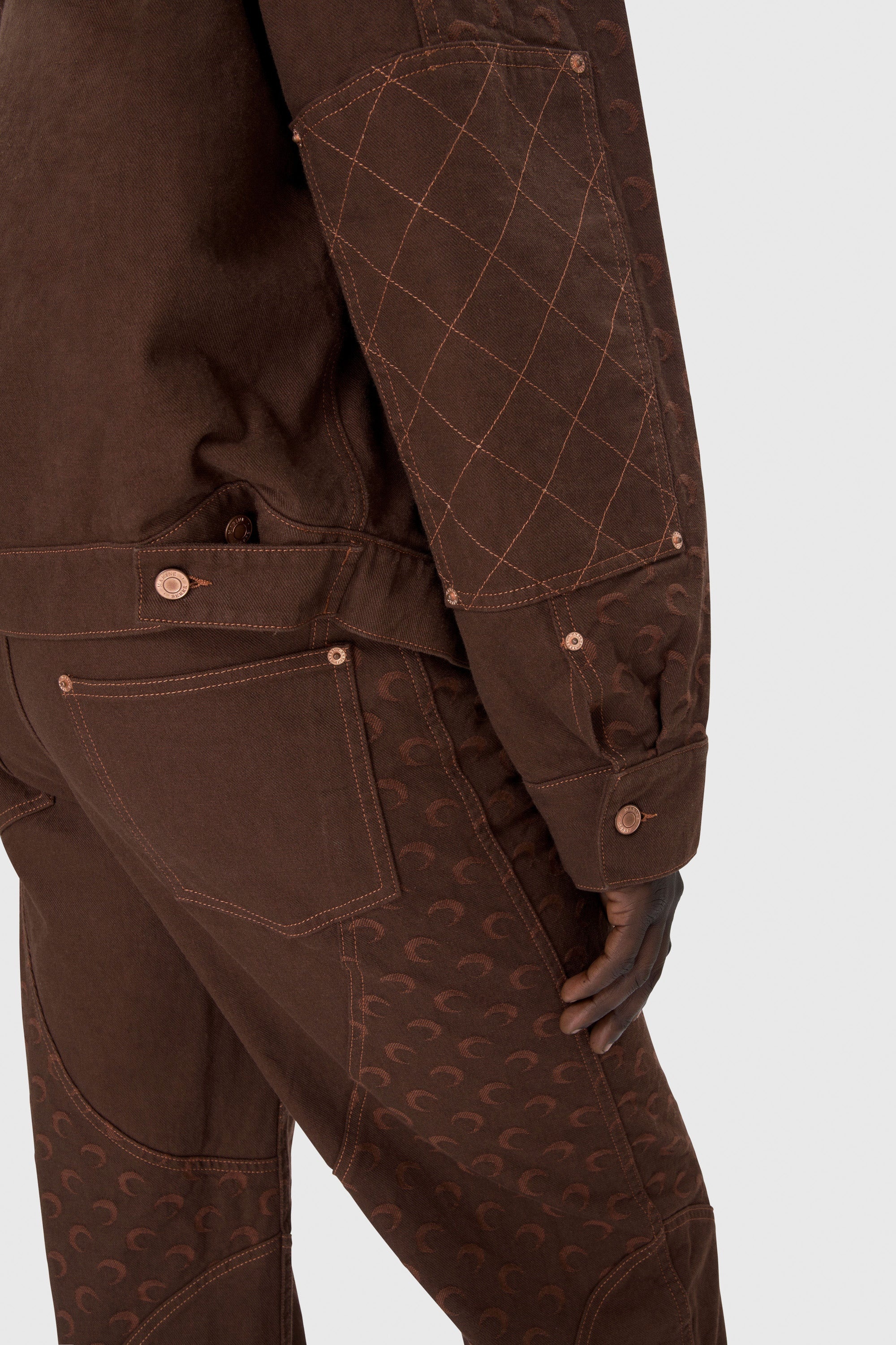Moon Jacquard Twill Workwear Jacket - 6