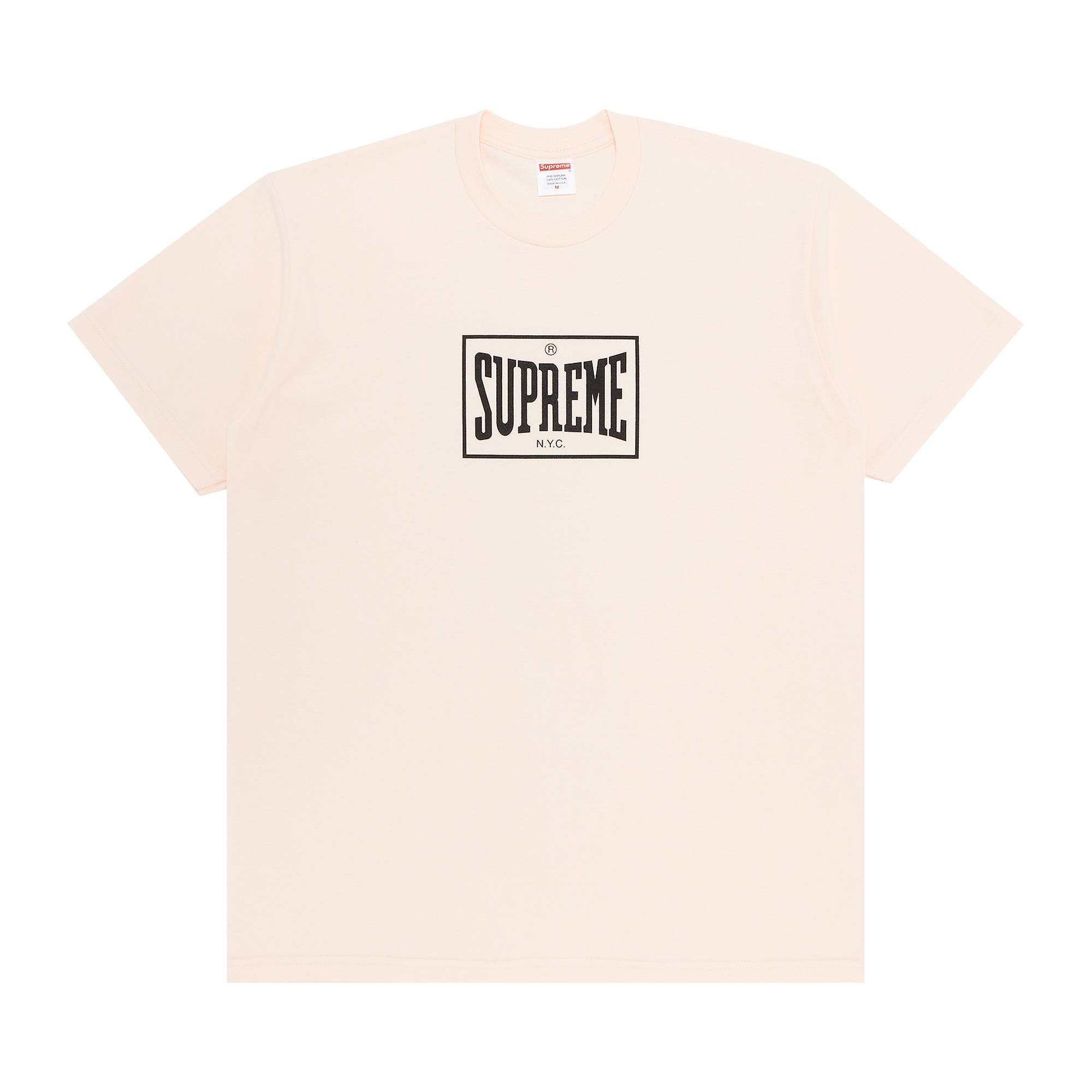 Supreme Warm Up Tee 'Pale Pink' - 1