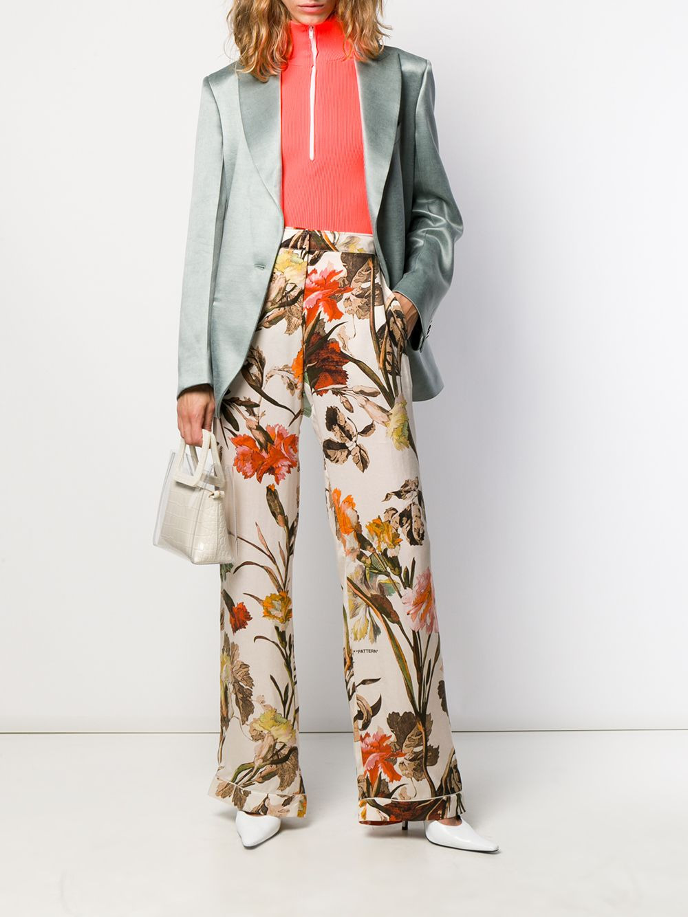 satin blazer - 2
