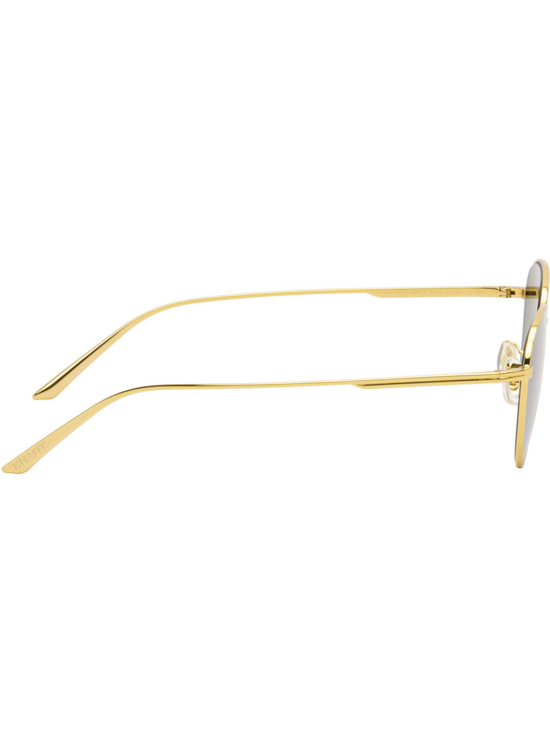 KHAITE Gold Oliver Peoples Edition 1991C Sunglasses outlook