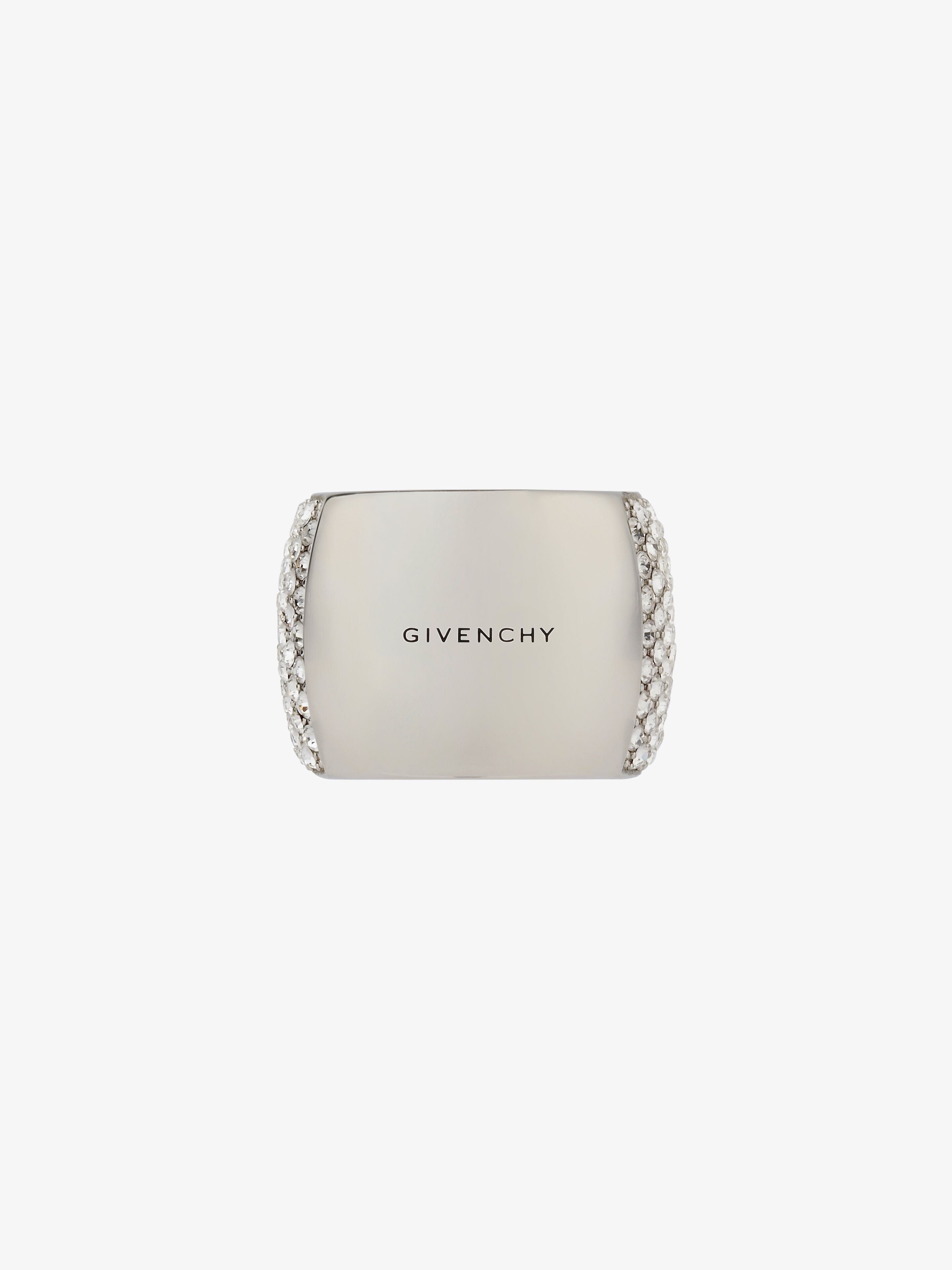 4G RING IN METAL WITH CRYSTALS - 3