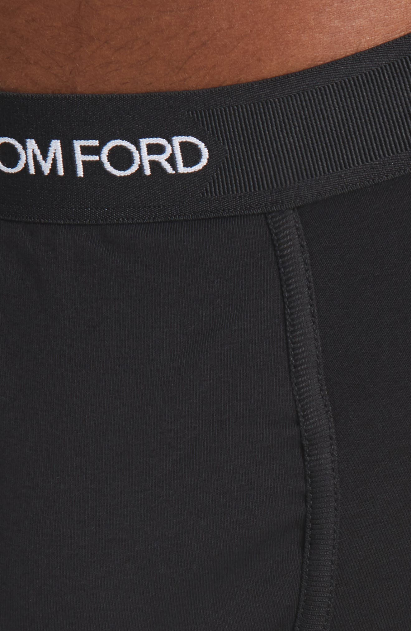TOM FORD 2-Pack Cotton Jersey Boxer Briefs in Black at Nordstrom - 4