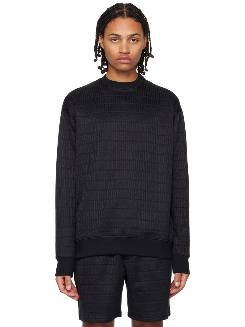 Black Crewneck Sweatshirt - 1