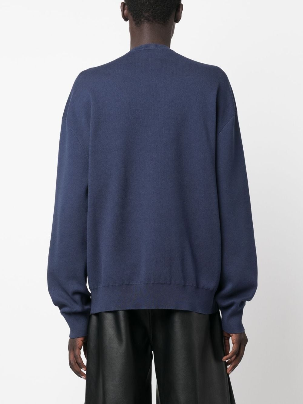 Skull Graffiti jacquard-knit jumper - 4