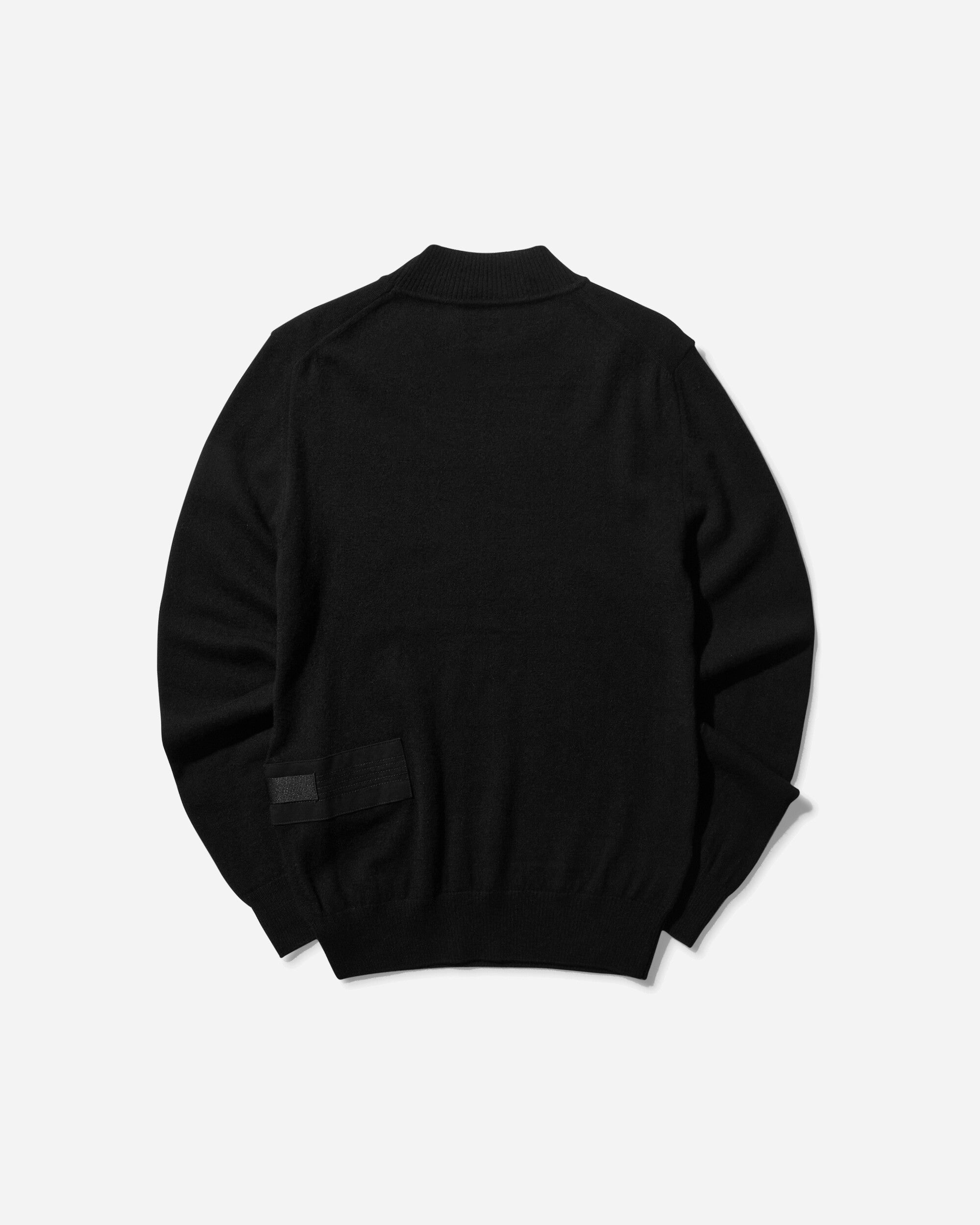 Military Turtleneck Sweater with Gloves Black - 2