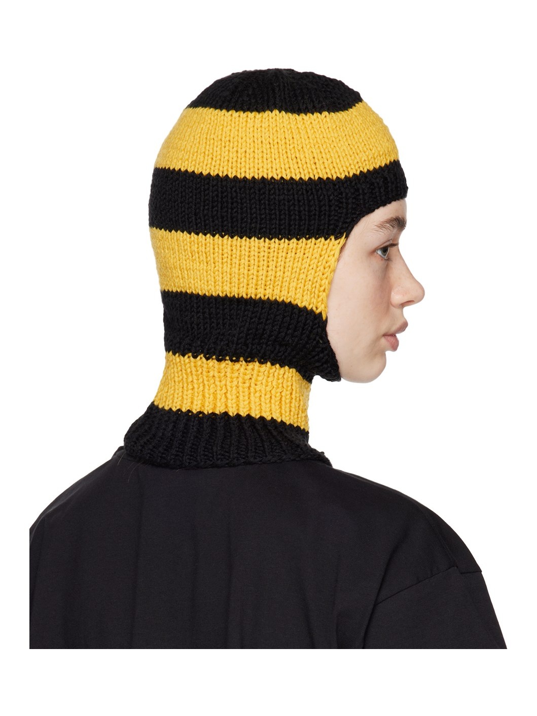 Black & Yellow Bee Balaclava - 3