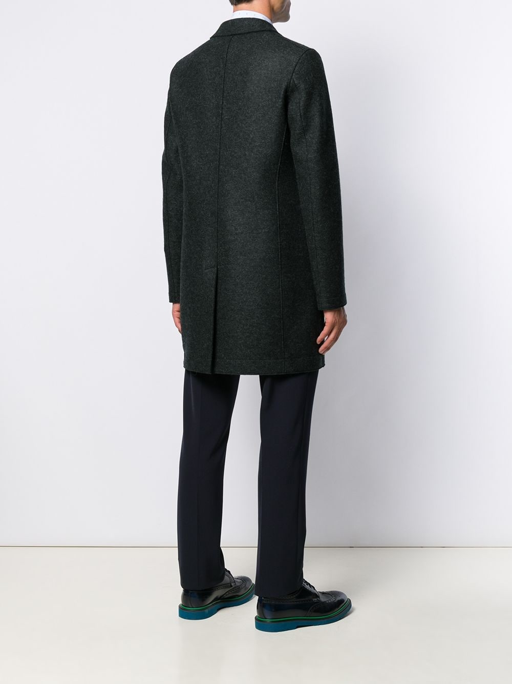 straight fit coat - 4