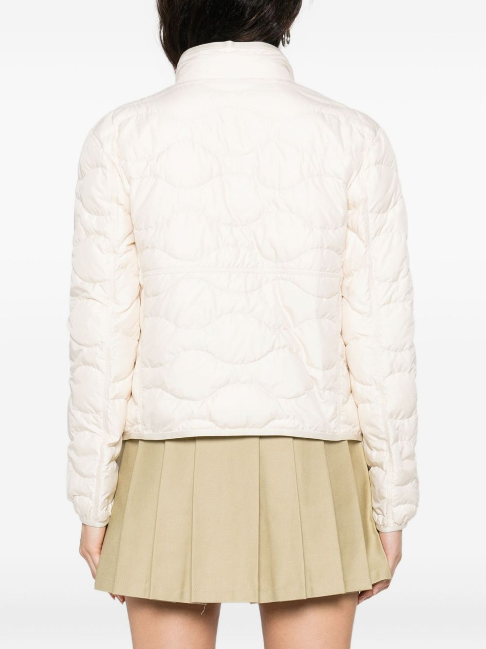 quilted zip-front jacket - 4