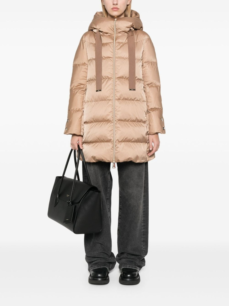 Herno hooded puffer coat outlook