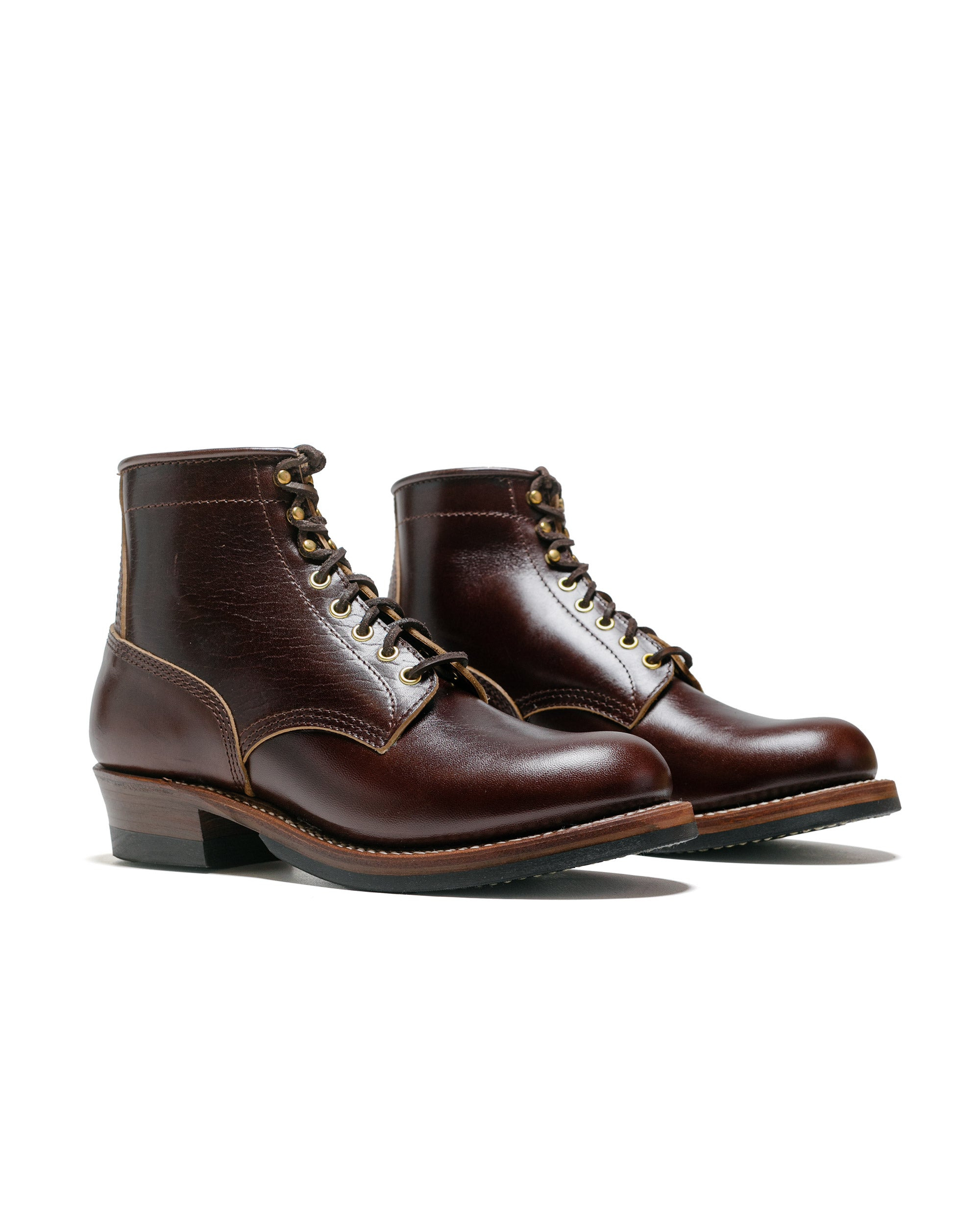 Steel Gang Boots Shinki Hikaku Horsebutt Dark Brown - 2