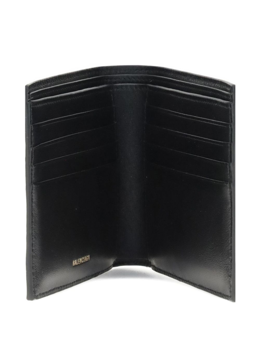 Leather wallet with logo - 4