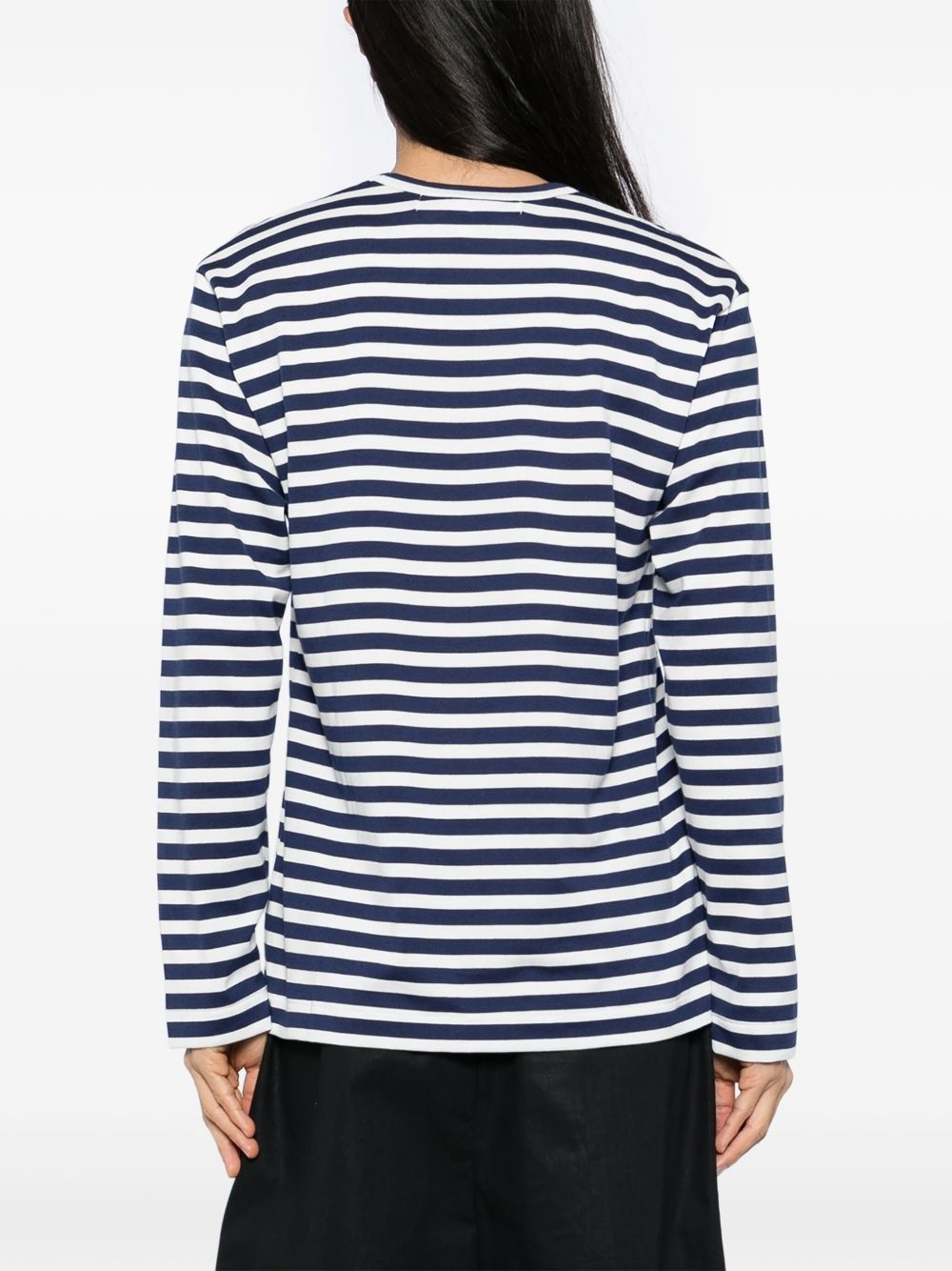 stripe T-shirt - 4