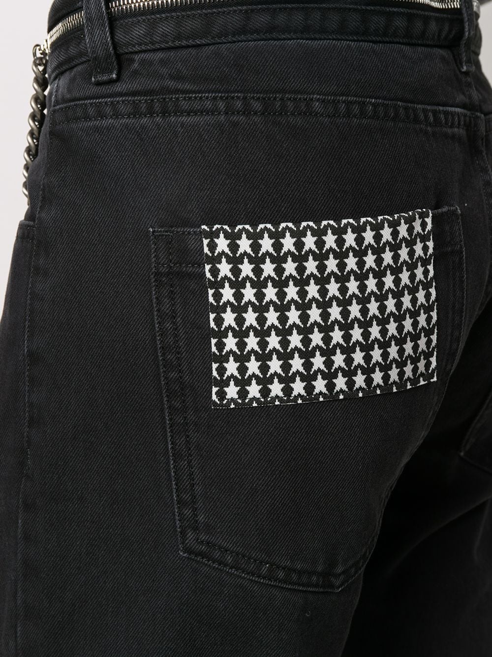 straight-leg star jeans - 5