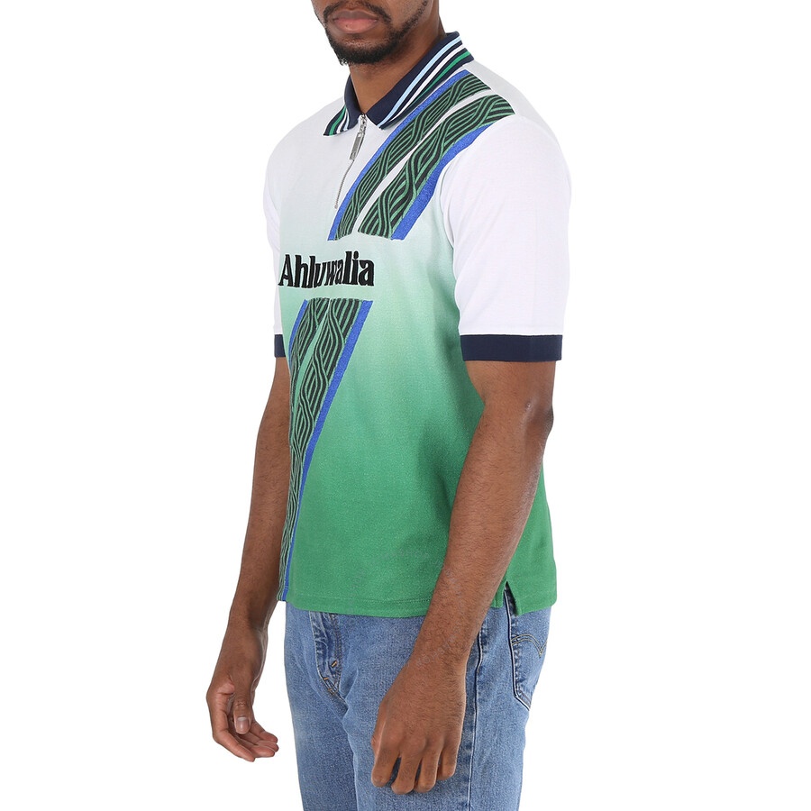 Ahluwalia Men's Football Short Sleeve Cotton Polo Shirt - 4