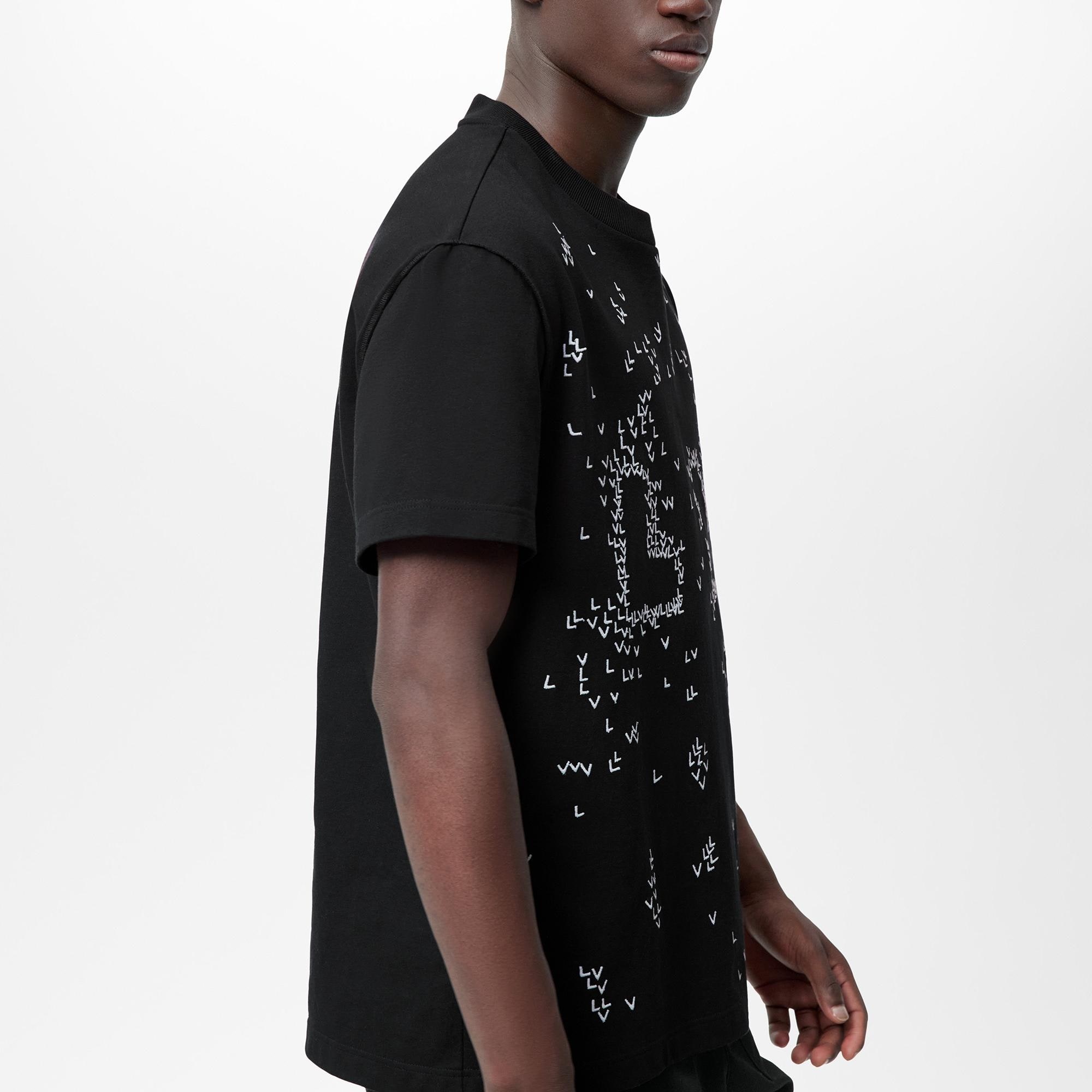 LV Spread Embroidery T-Shirt - 4