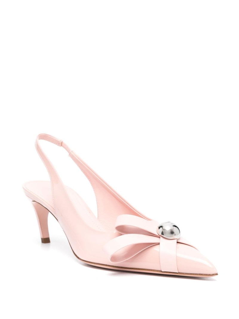 FERRAGAMO Brilda 55mm patent leather pumps outlook