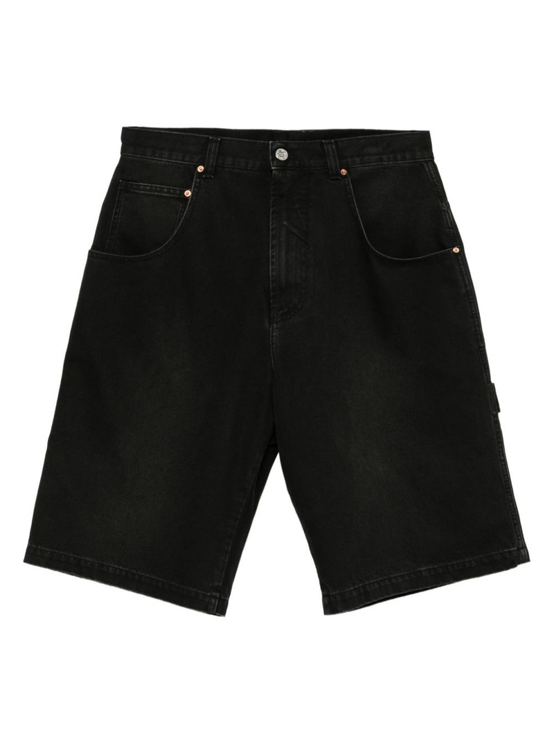 faded denim shorts 1