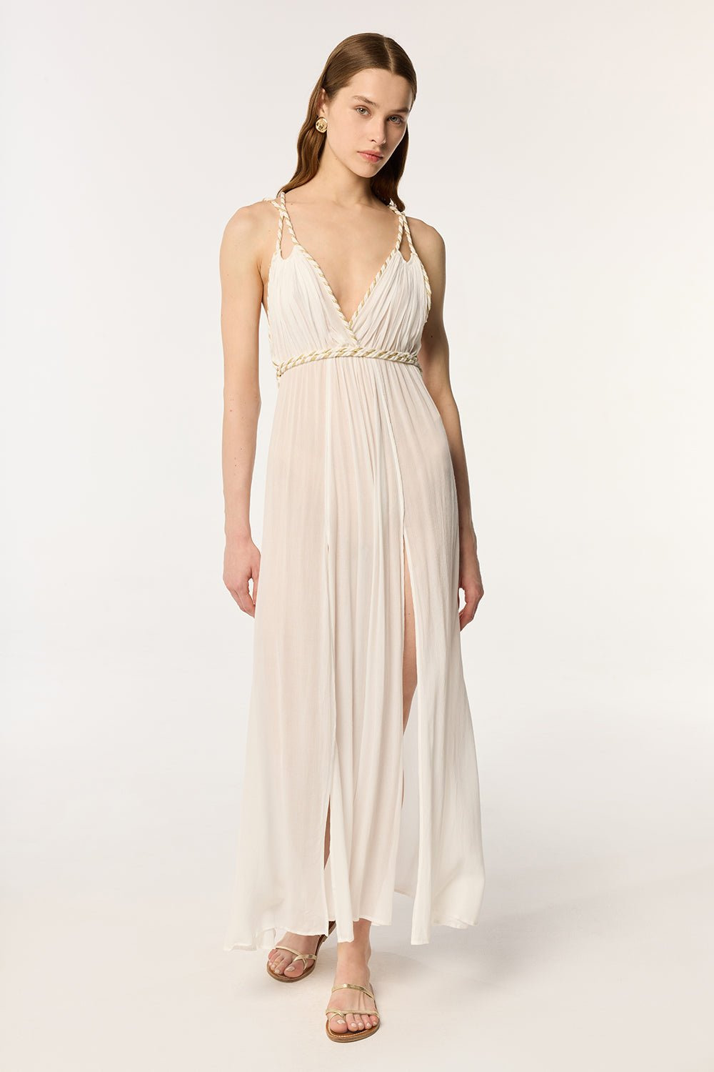 Long Dress Collette - Natural White - 1