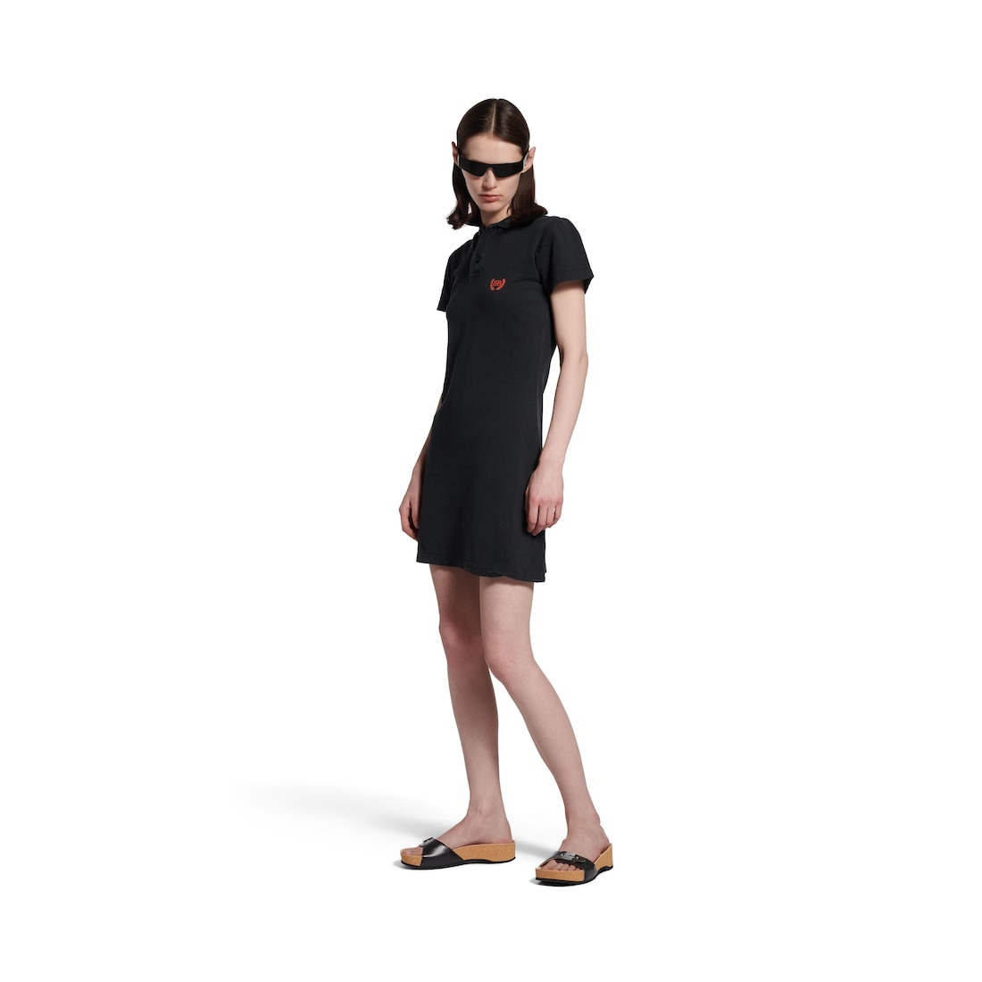 Women's Balenciaga I Scholl Sandal in Black - 8