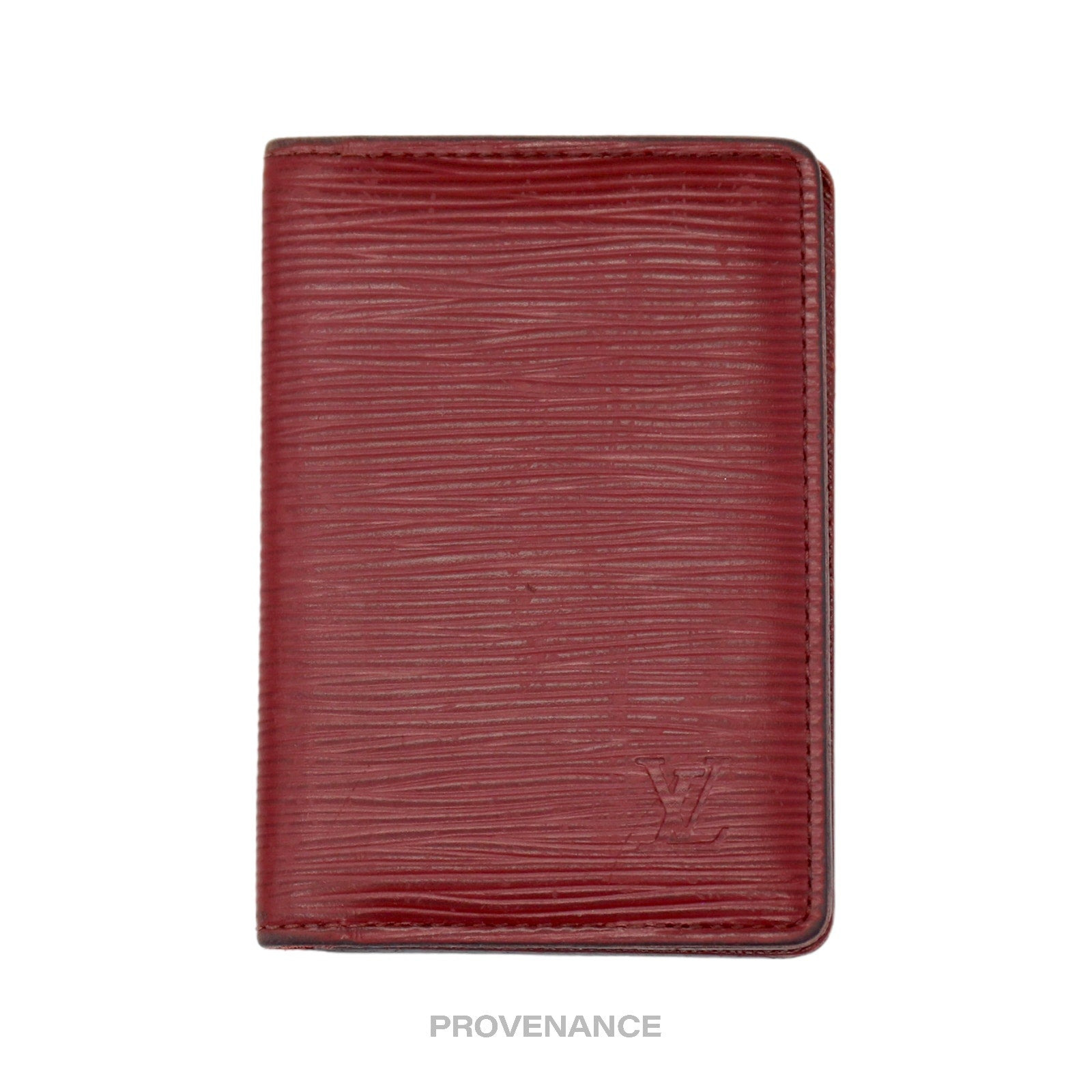 Louis Vuitton Pocket Organizer Wallet NM- Red Epi Leather - 2