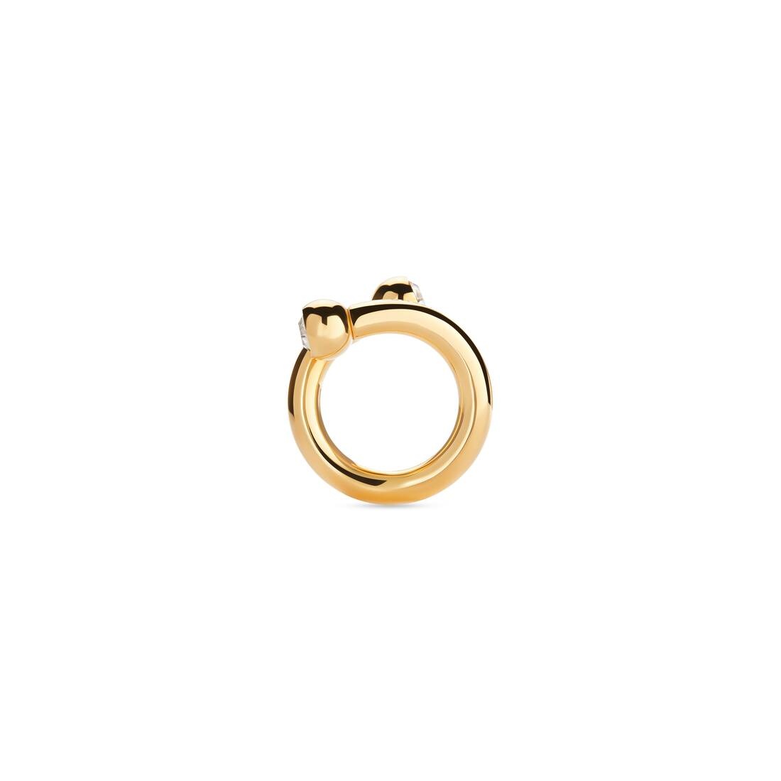 Force Ball Ring  in Gold - 2