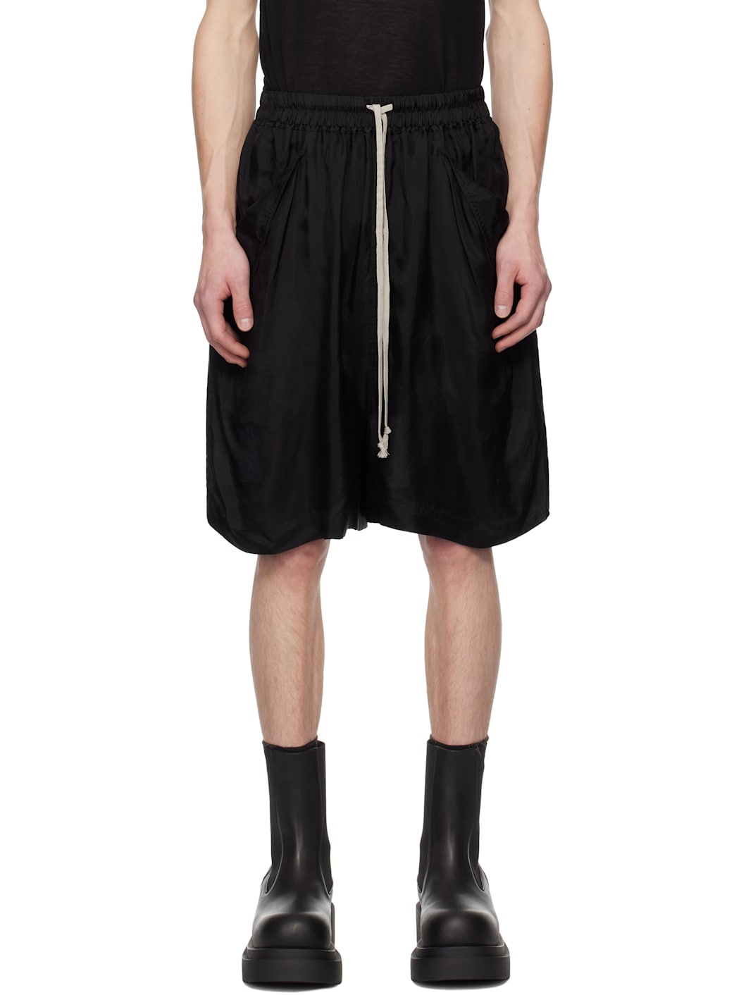 Black Hollywood Lido Boxers Shorts - 1