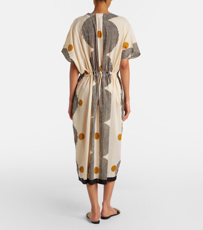 Amira printed cotton kaftan 6