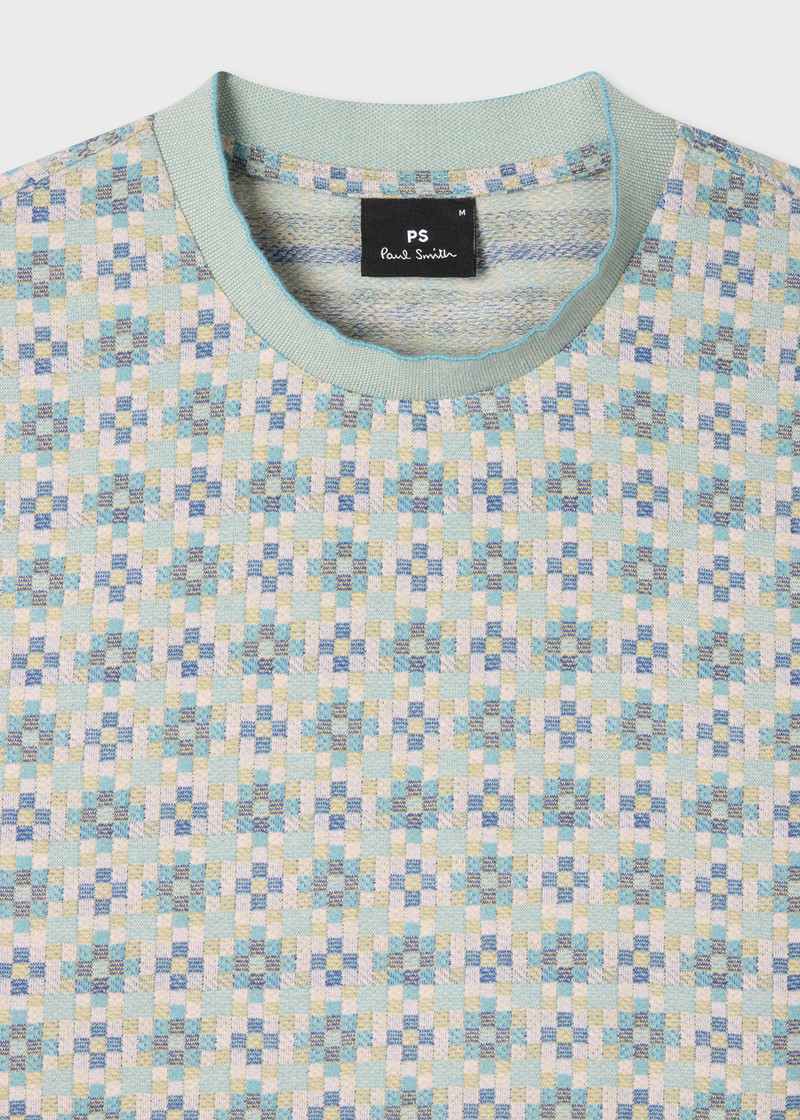 'Geo Tile' Cotton-Blend T-Shirt 3