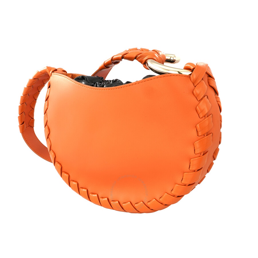 Chloe Mate Shoulder Bag Small in Orange - 6