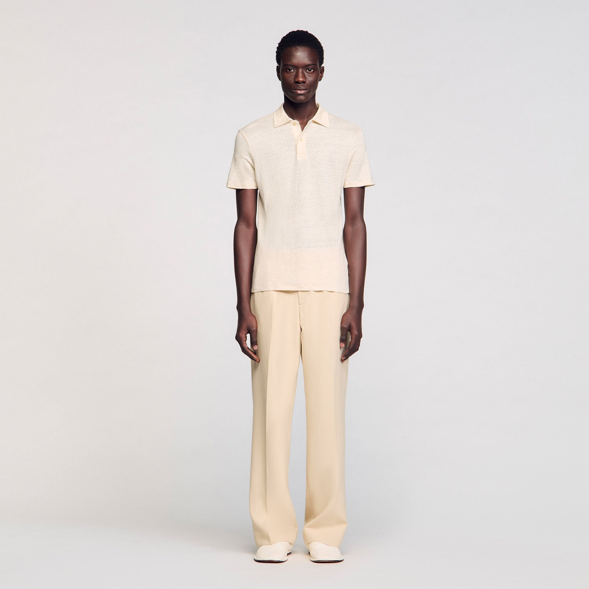 LINEN POLO SHIRT - 2