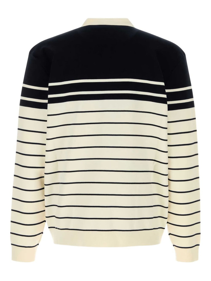 GUCCI striped cotton cardigan outlook
