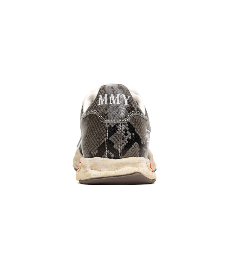 "HERBIE" OG Sole Python Printed Leather Low-top Sneaker 6