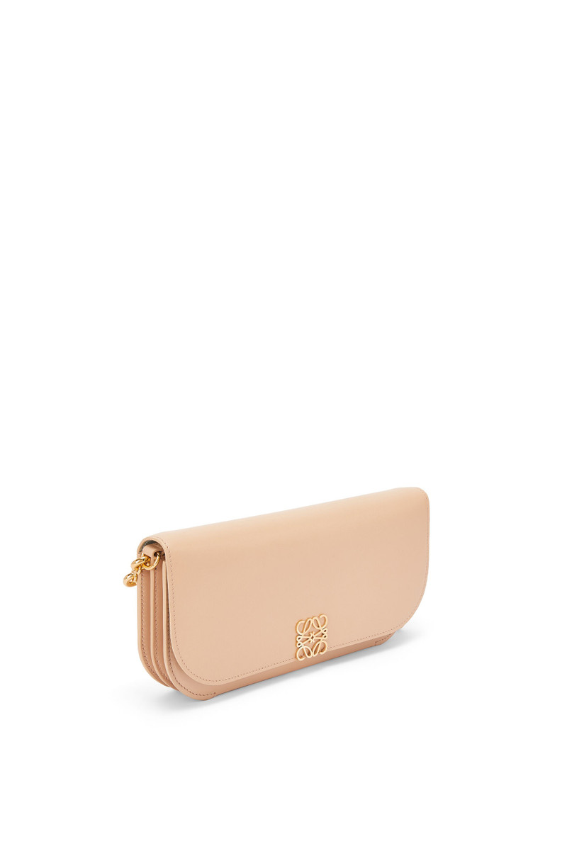 Loewe Goya Long Clutch in silk calfskin with chain outlook