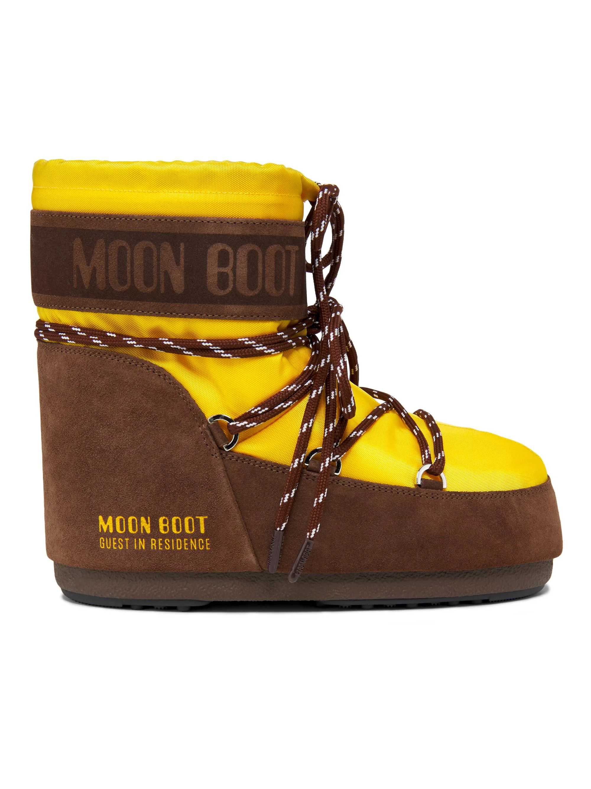 Women's MB x Guest In Residence Icon Low Nylon & Suede Boots - Sunflower - 1