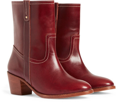 Vanessa Bruno Vegetable-tanned leather ankle boots outlook