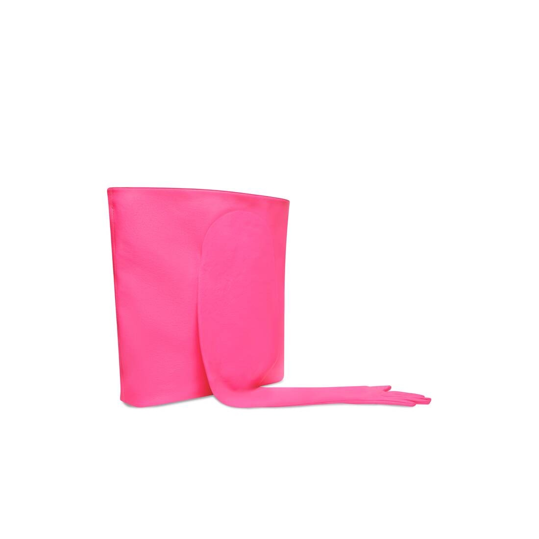 Women's Glove Large Tote Bag  in Fluo Pink - 3