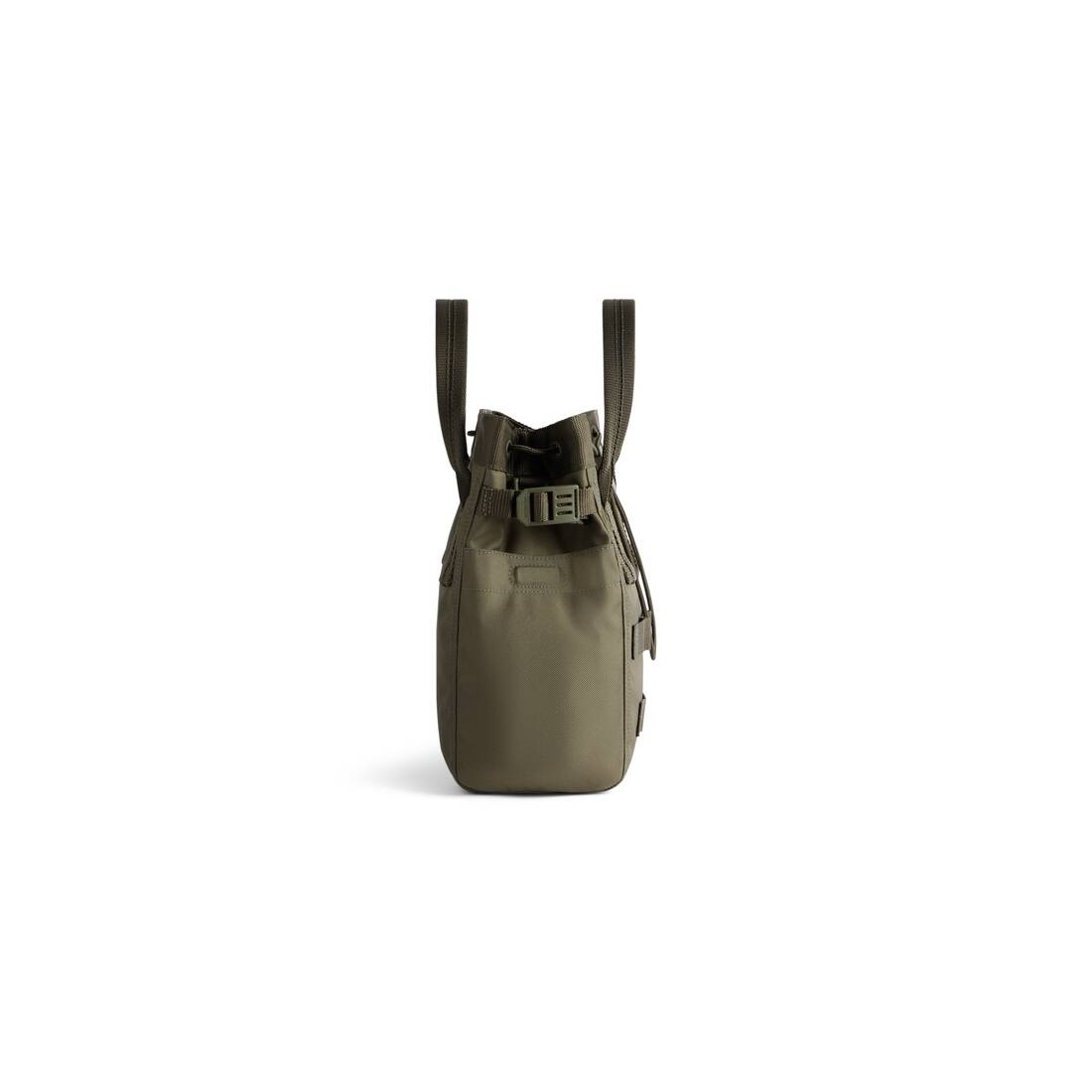 Men's Army Small Tote Bag in Dark Green - 3