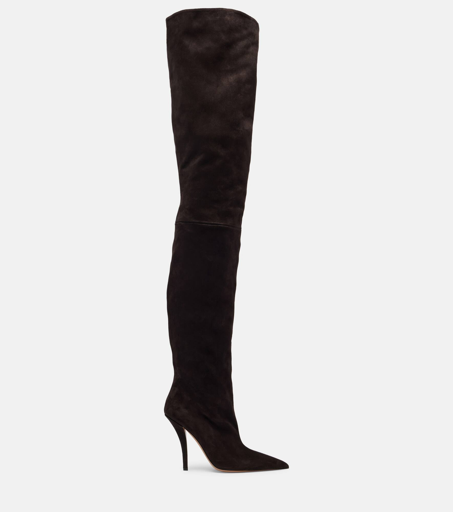 Jessica 105 suede over-the-knee boots - 4
