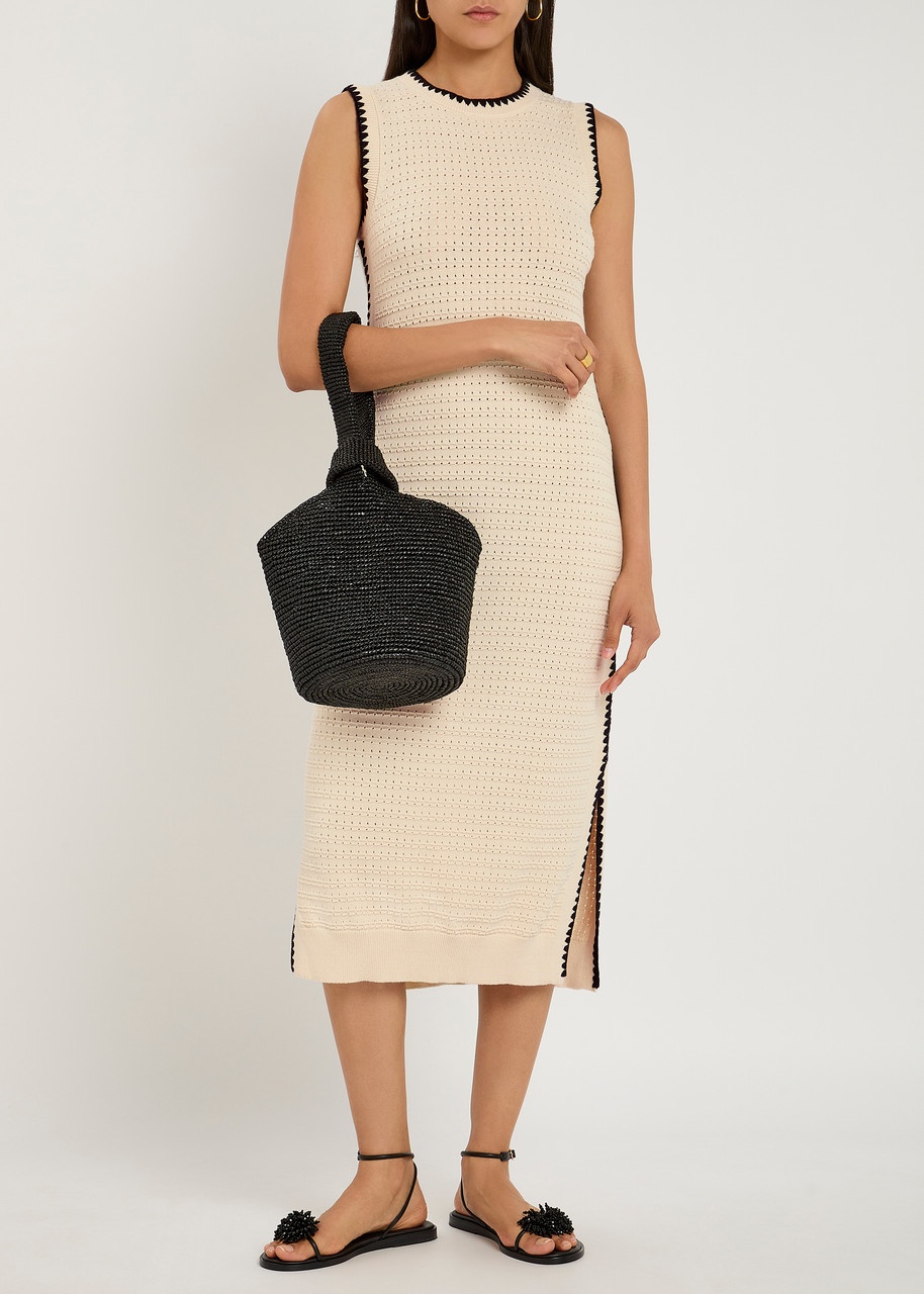 Varley Dwight Tank Open-knit Midi Dress - 4