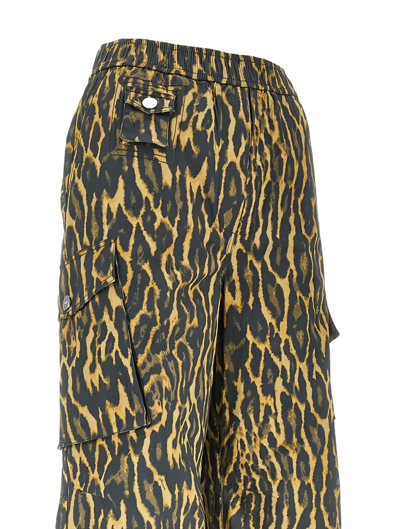 GANNI leopard-print trousers outlook