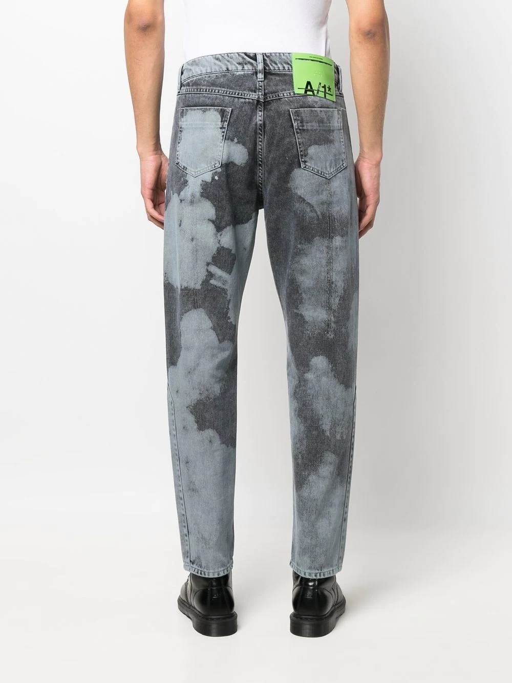 gradient-effect design trousers - 5