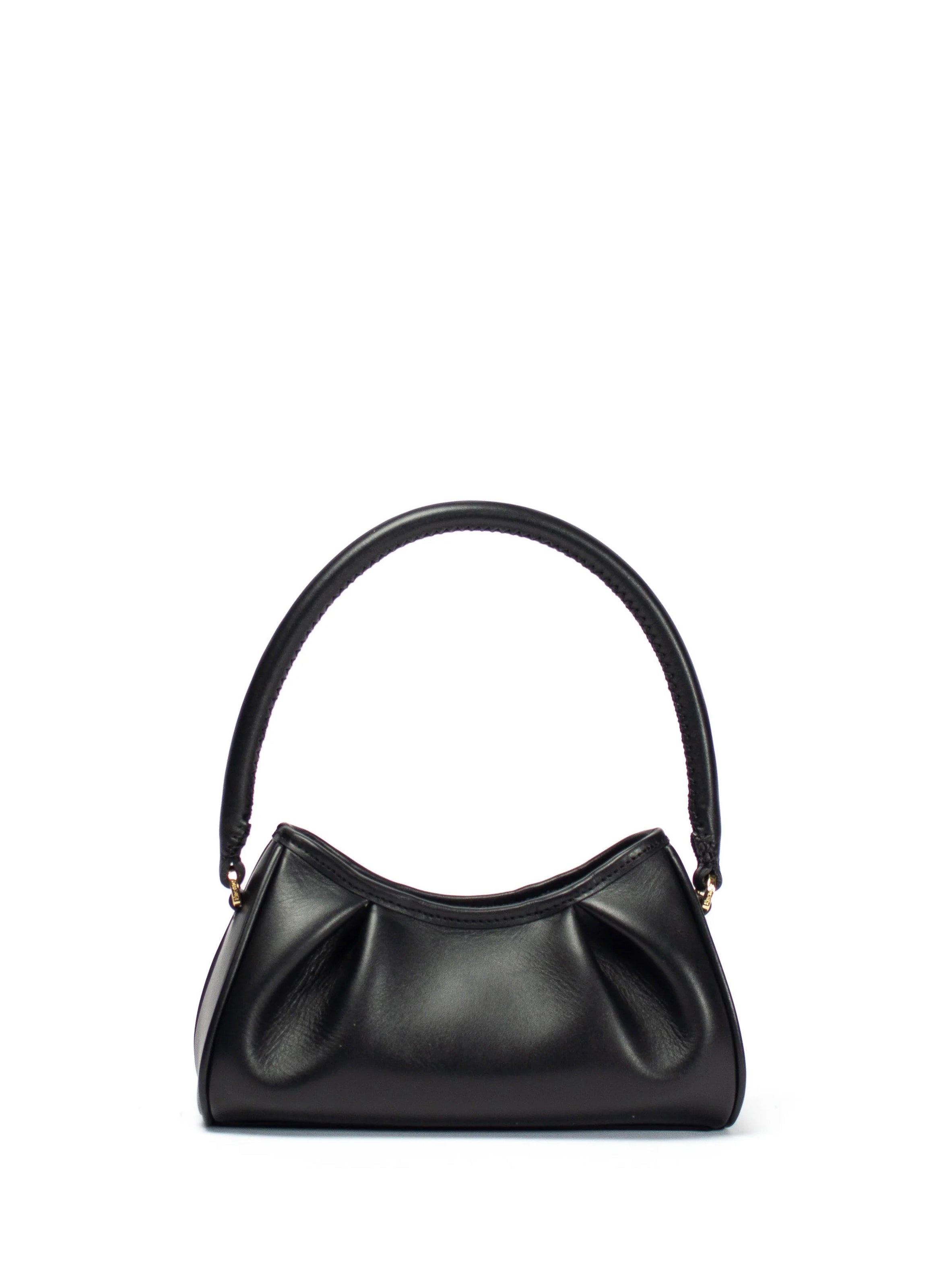 Small Dimple Leather Black - 1