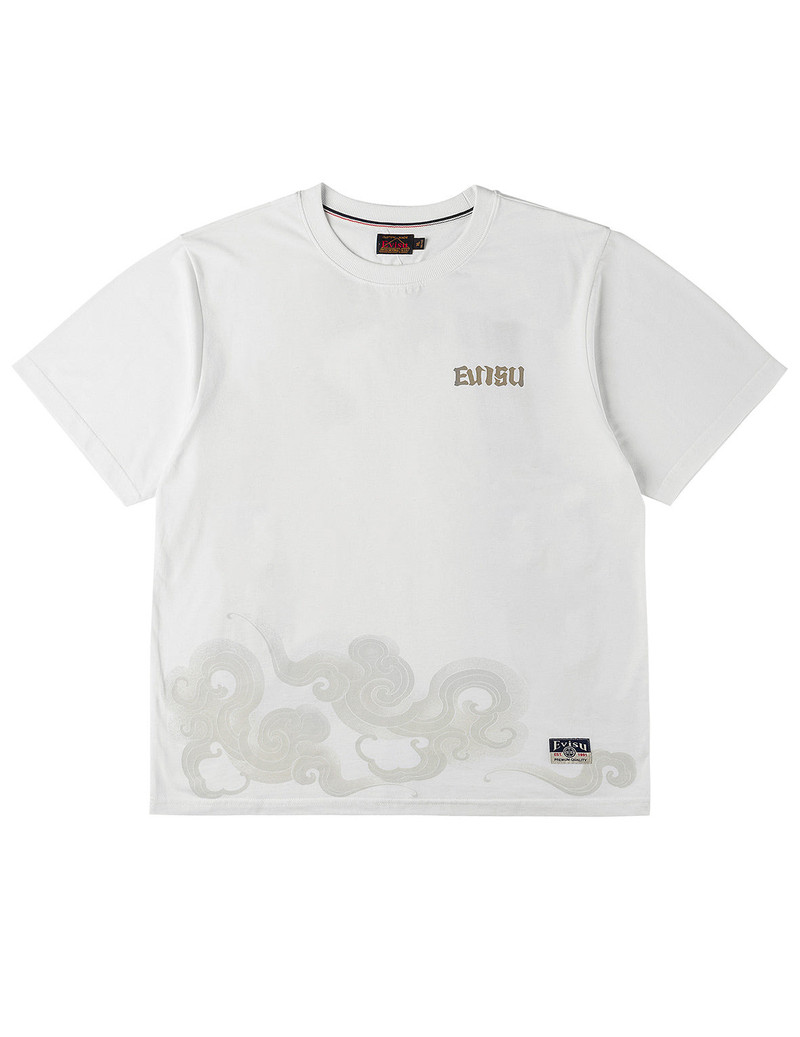 EVISU Cloud and Golden Daicock T-shirt outlook