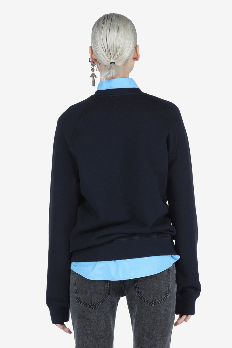 N°21 LOGO-PATCH COTTON SWEATSHIRT outlook