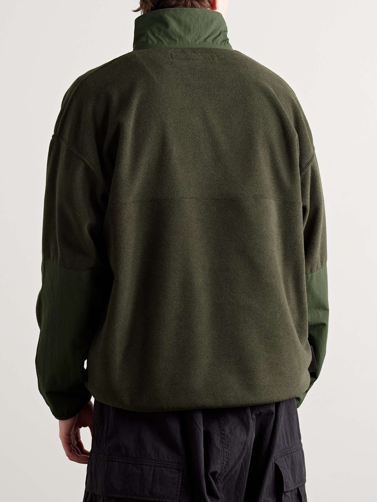 Logo-Embroidered Polartec® Fleece Half-Zip Sweatshirt - 3