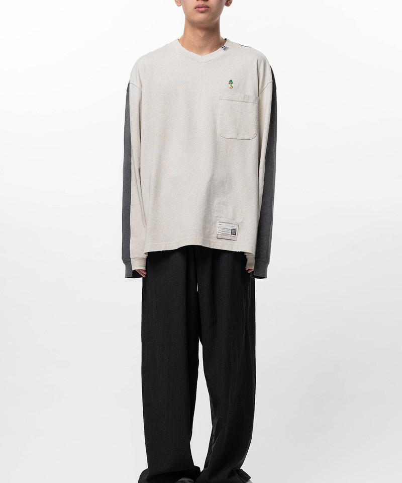 Front Back Combined Long Sleeve T-shirt 3
