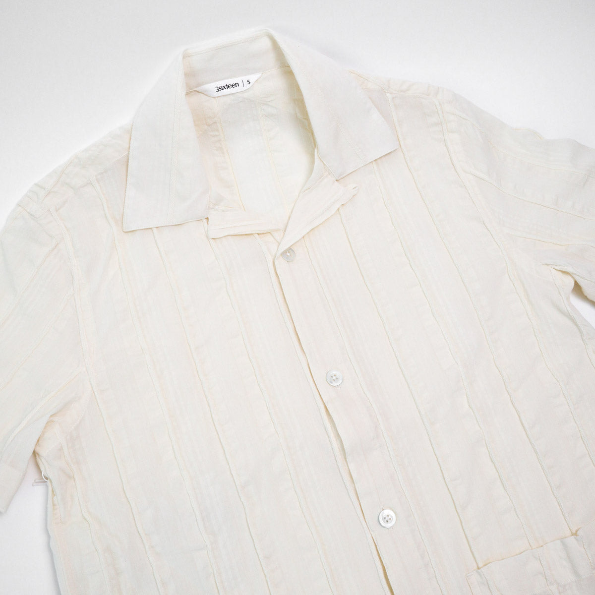 Cabana Shirt Natural Rope Cloth - 3