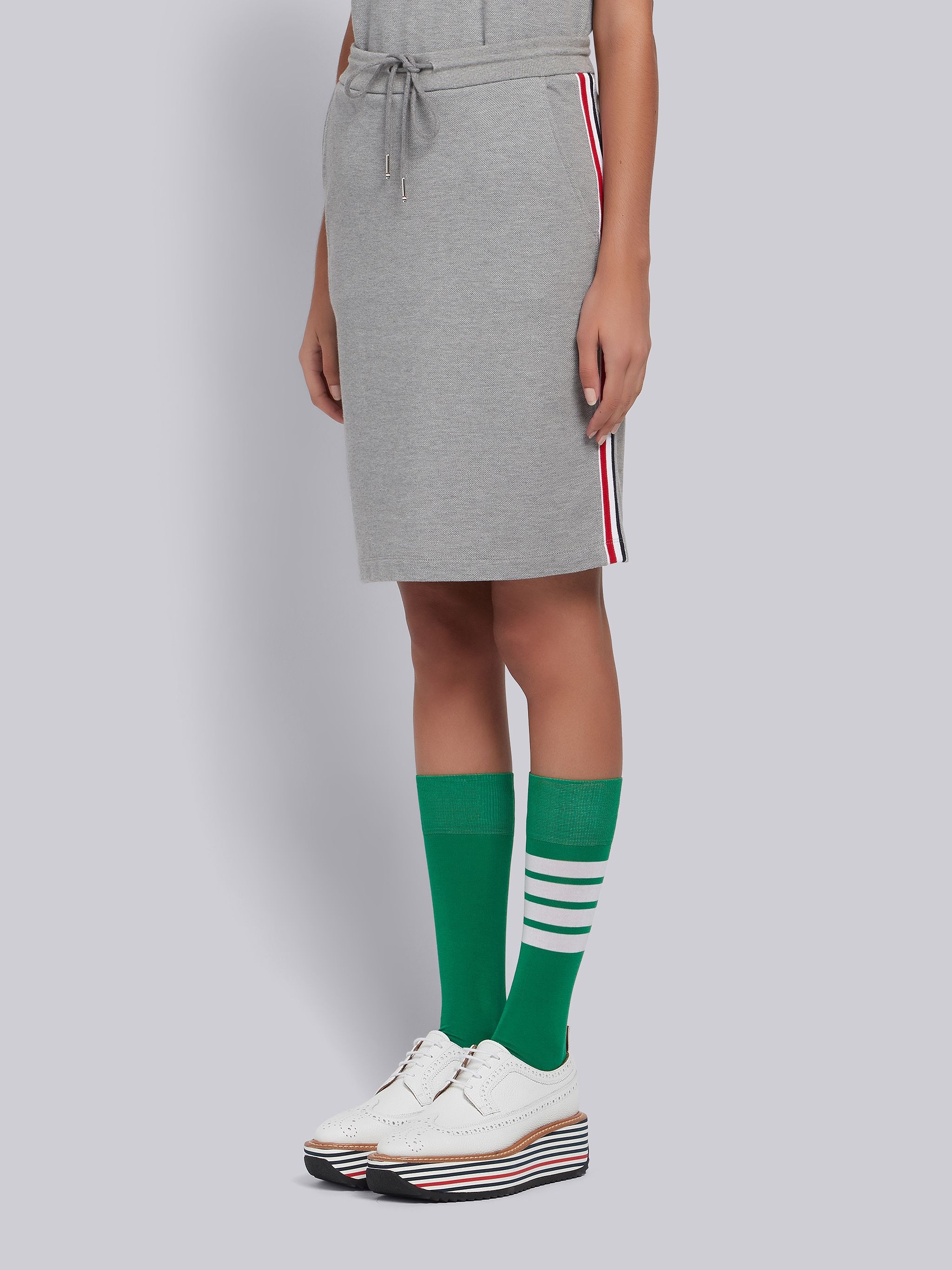 Rwb Stripe Piqué Skirt - 2