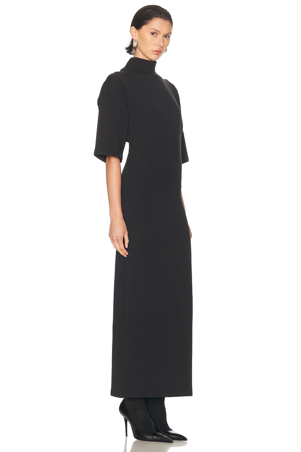 High Neck Long Dress - 3